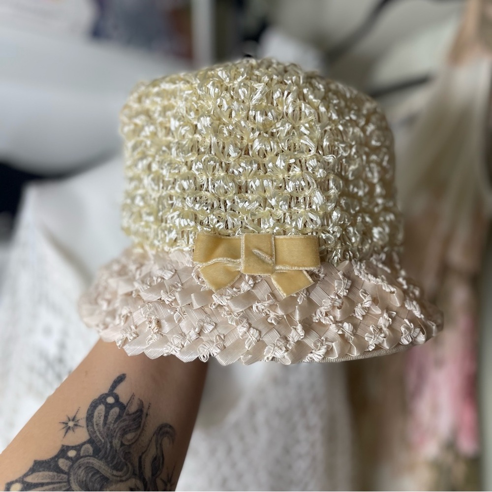 woven vintage union bucket hat